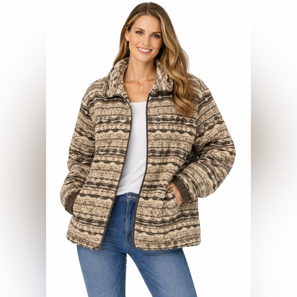 Vintage Woolrich Southwestern Blanket Jacket Coat L